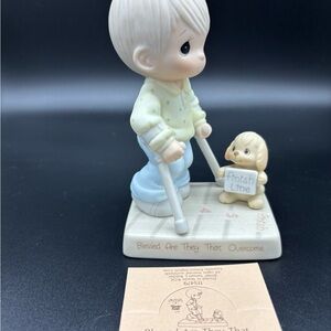 Vintage Precious Moments Blessed Are They That Overcome - 1988